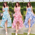 Summer Asymmetrical Long Spaghetti Strap Dreses